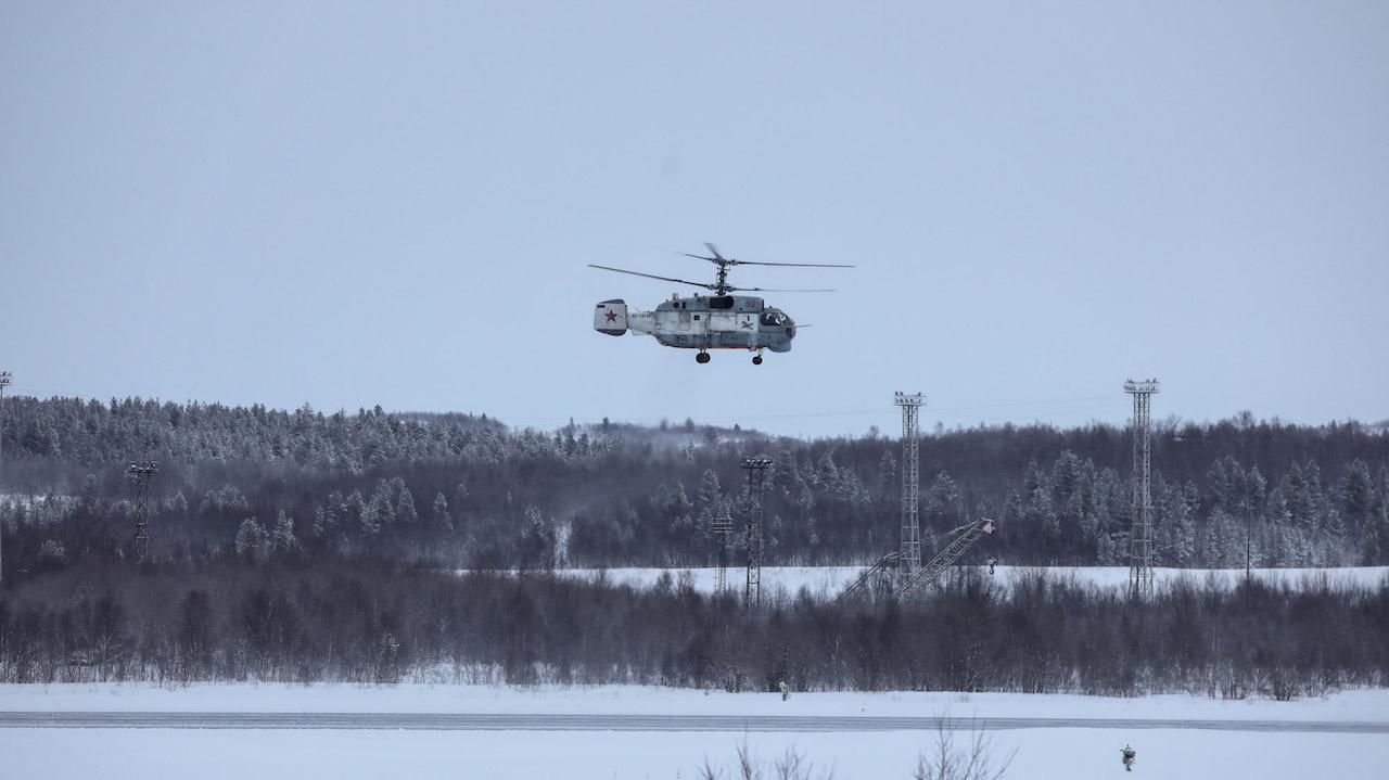 Командирские полеты состоялись в корабельном вертолетном противолодочном полку Северного флота